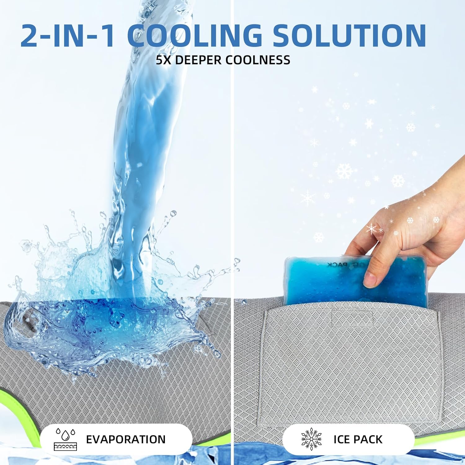 Pawtasy Gel Ice Pack Cooling Vest for Bulldogs
