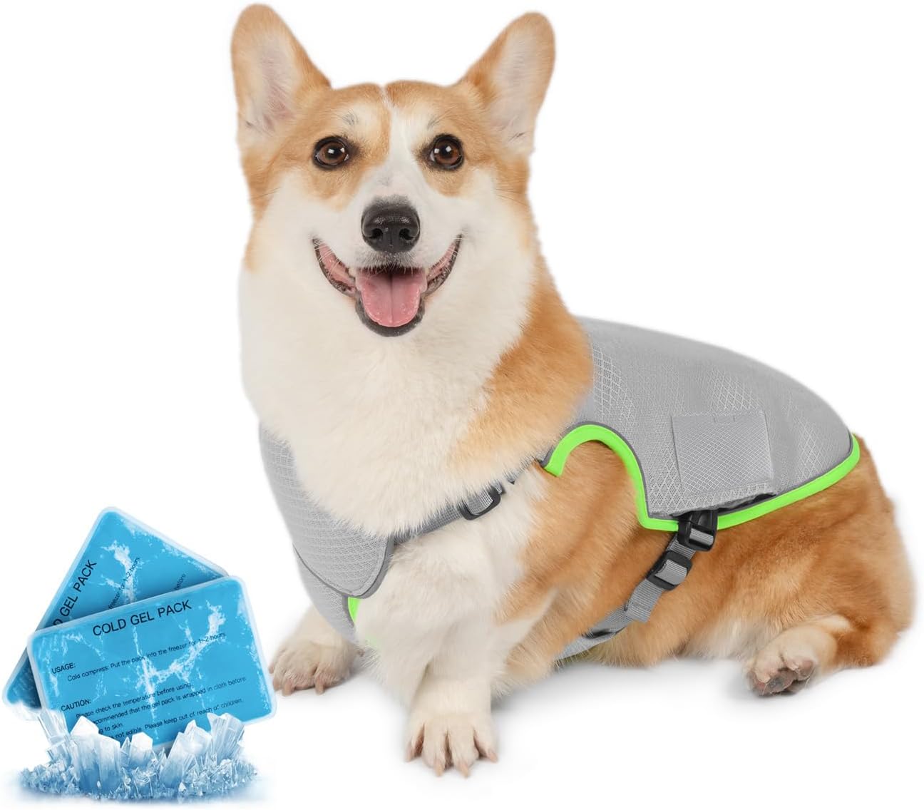 Pawtasy Gel Ice Pack Cooling Vest